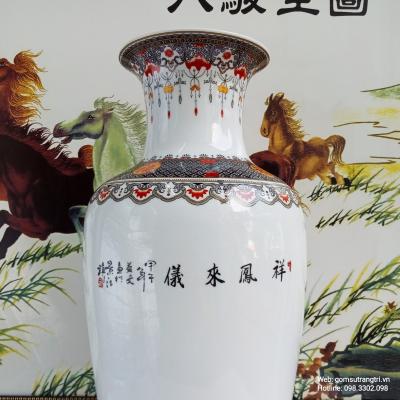 Bình Phượng Hoàng - Hoa Mẫu Đơn